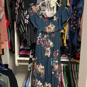 Floral maxi dress